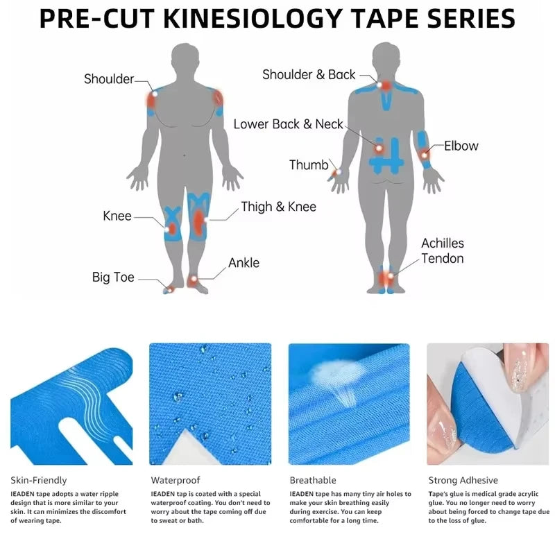 10 Stk. Kinesio-Tape (Knie)